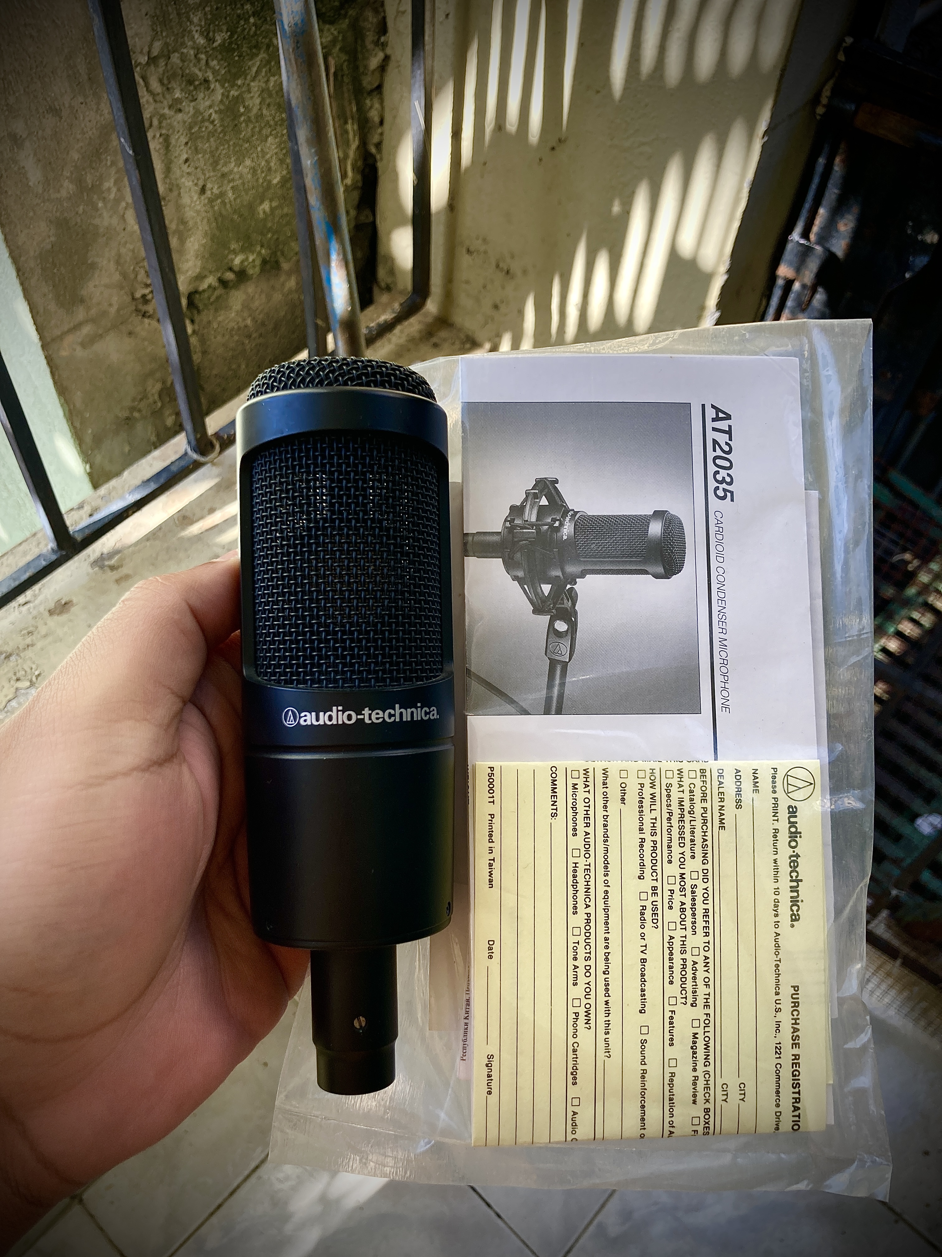 Microfono audio-technica AT2035 en República Dominicana