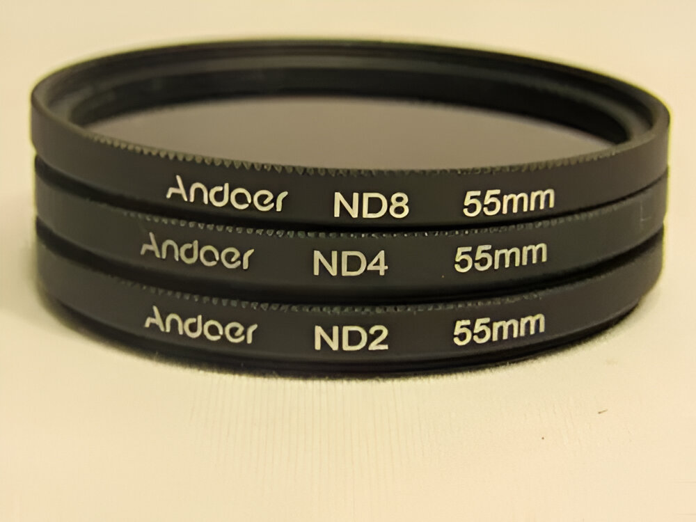 Kit de 6 Filtros Andoer de 55mm CPL ND8 FLD Y UV en República Dominicana
