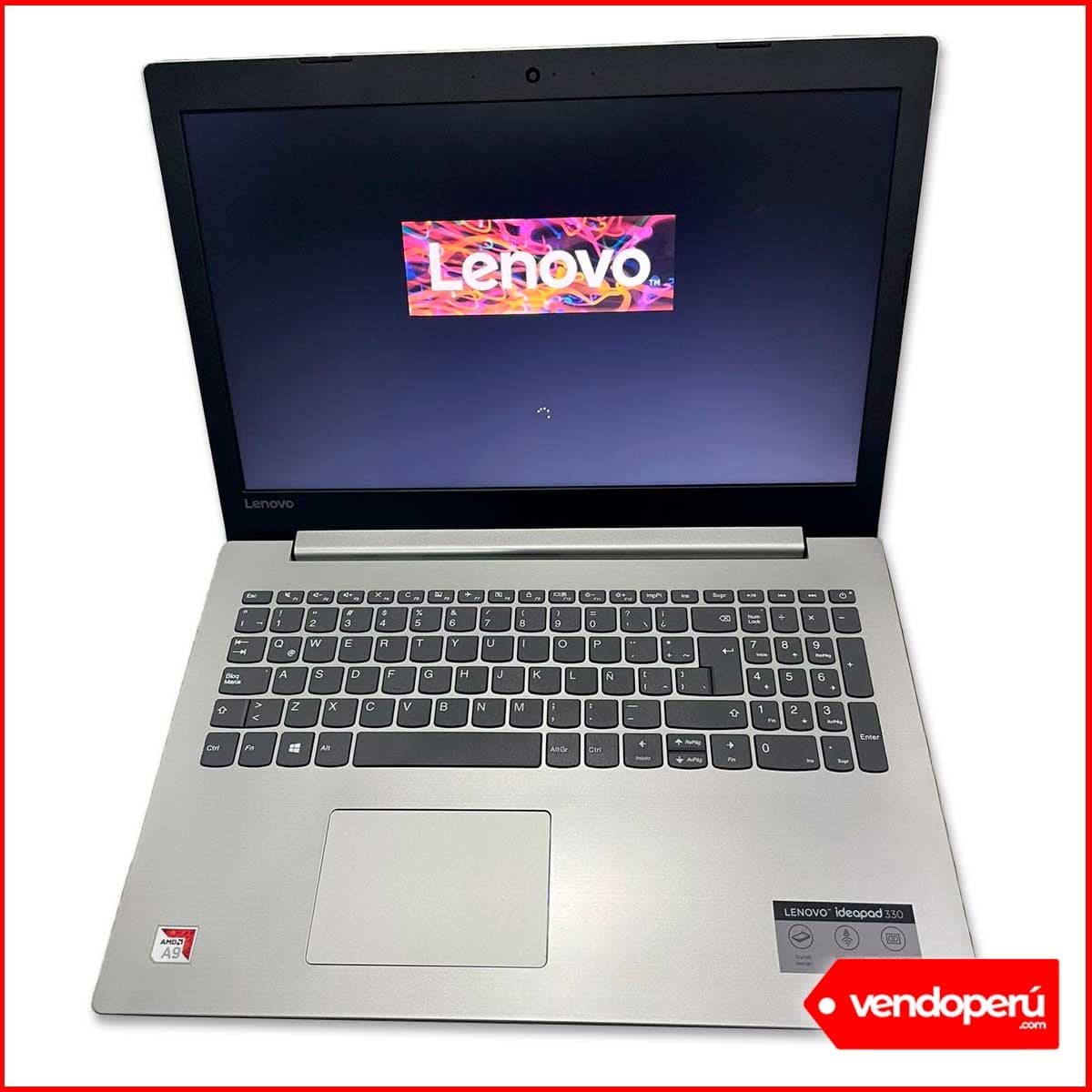 Laptop Lenovo IdeaPad 330 con Ryzen 3 2200U y 8GB RAM - Sin disco duro, teclado 