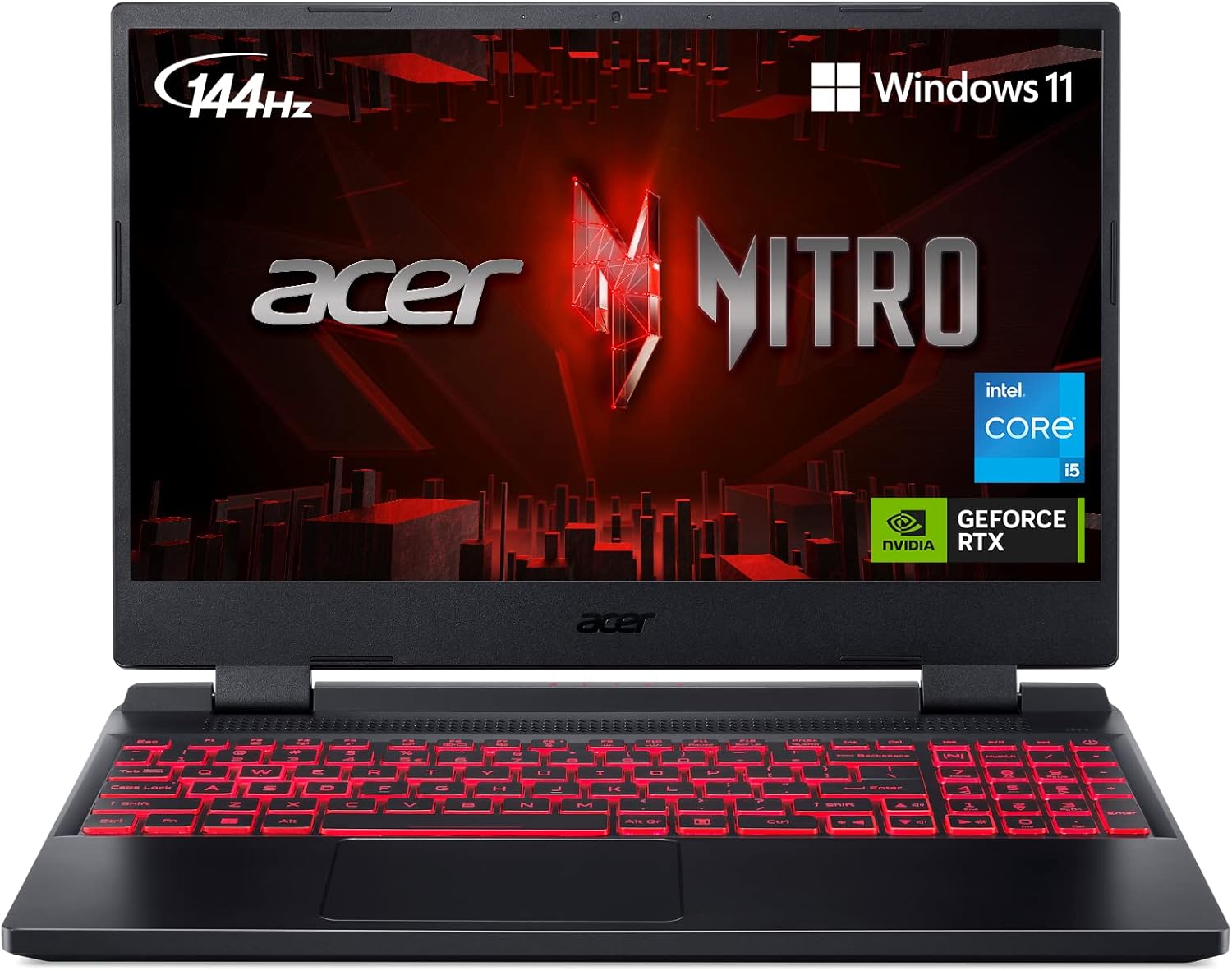 Portátil Acer Nitro 5 15.6" i5-11400H 512GB SSD RTX 3050 Ti - Nuevo y Sellado