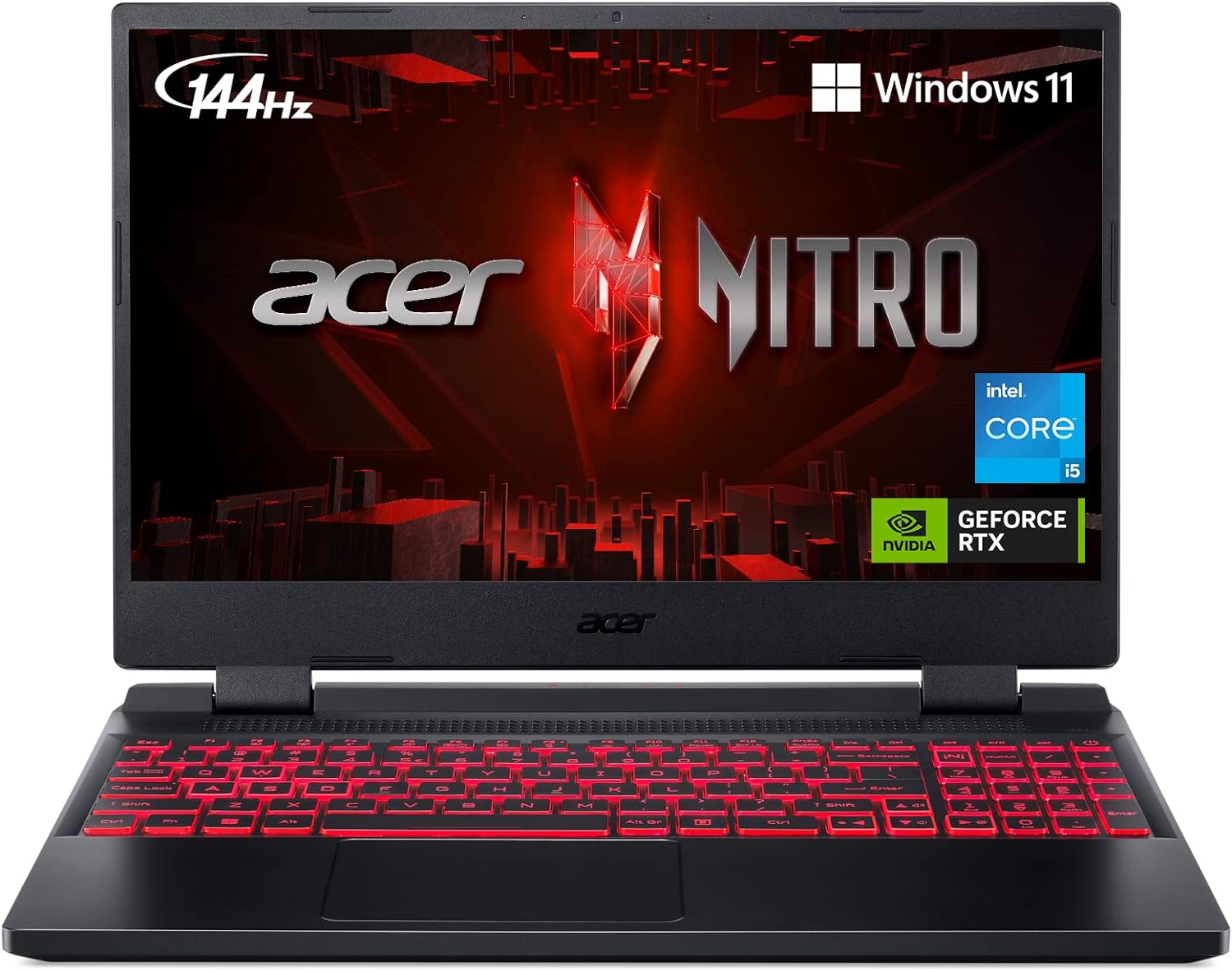 Laptop Acer Nitro 5 15.6" i5-11400H 512GB SSD RTX 3050 Ti Sellada